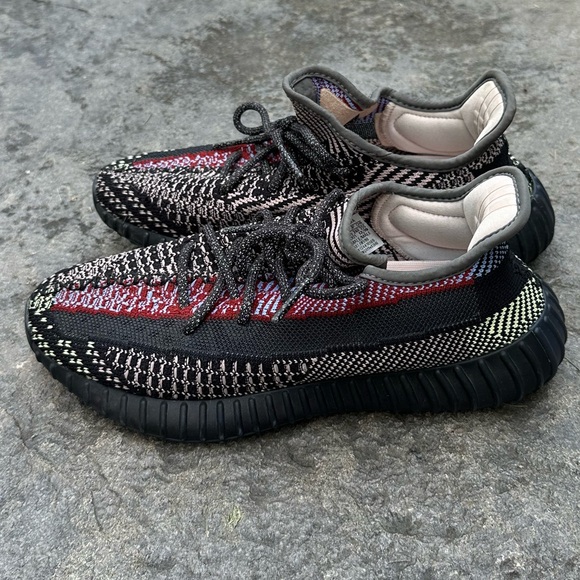 yeezy black colorful